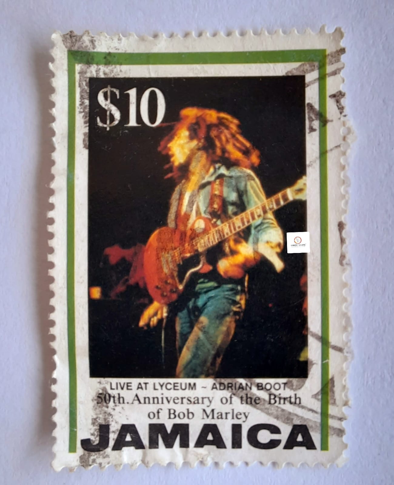 Bob Marley - 50th Anniversary of Birth of Bob Marley Live At Lyceum- - Jamaica Stamp 1995