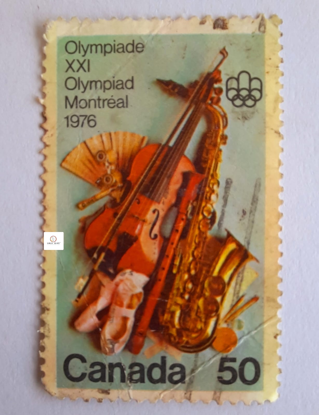 Olympiade XXI Olympiad Montreal 1976 - Vintage Canadian Stamp