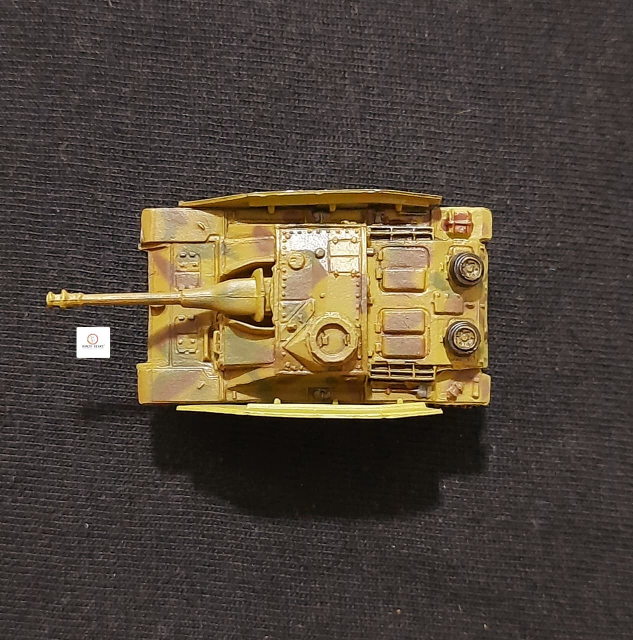German Panzer IV tank with Stug III Gun mounter 1/144 Takara World Tank Museum