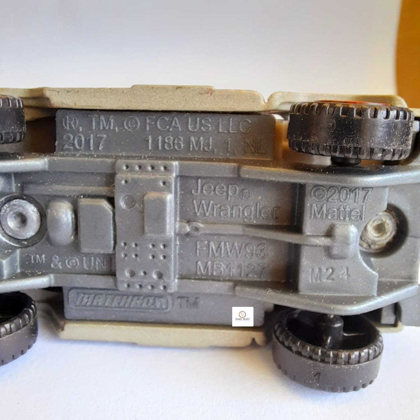 Jeep Wrangler - Matchbox (With Jurassic Park JP logo)