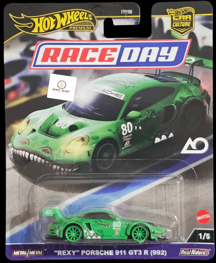"Rexy" Porsche 911 GT3 R (992) - Hot Wheels Car Culture Race Day