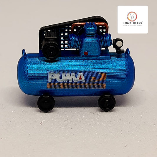 Resin made Highly Detailed Puma Air Compressor 1/64 for diorama/Miniature/car wash | Bonzo Bears