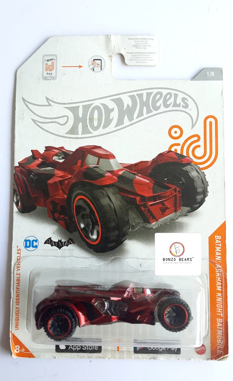Hotwheels id car -Batman Arkham knight Batman(Spectra Chrome Red) - Hot Wheels | Bonzo Bears
