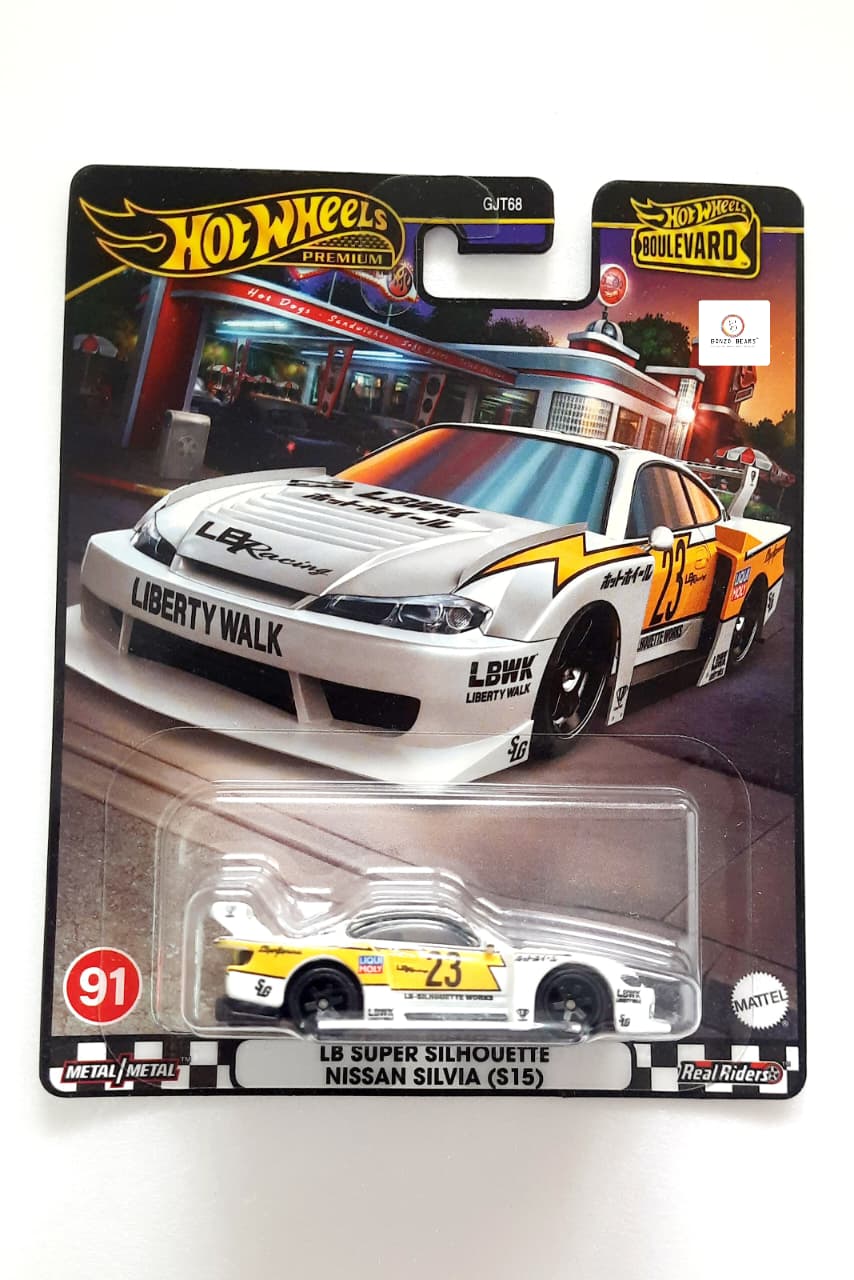 Boulevard LB Super Silhouette Nissan Silvia (S15) - Hot Wheels Premium | Bonzo Bears CB