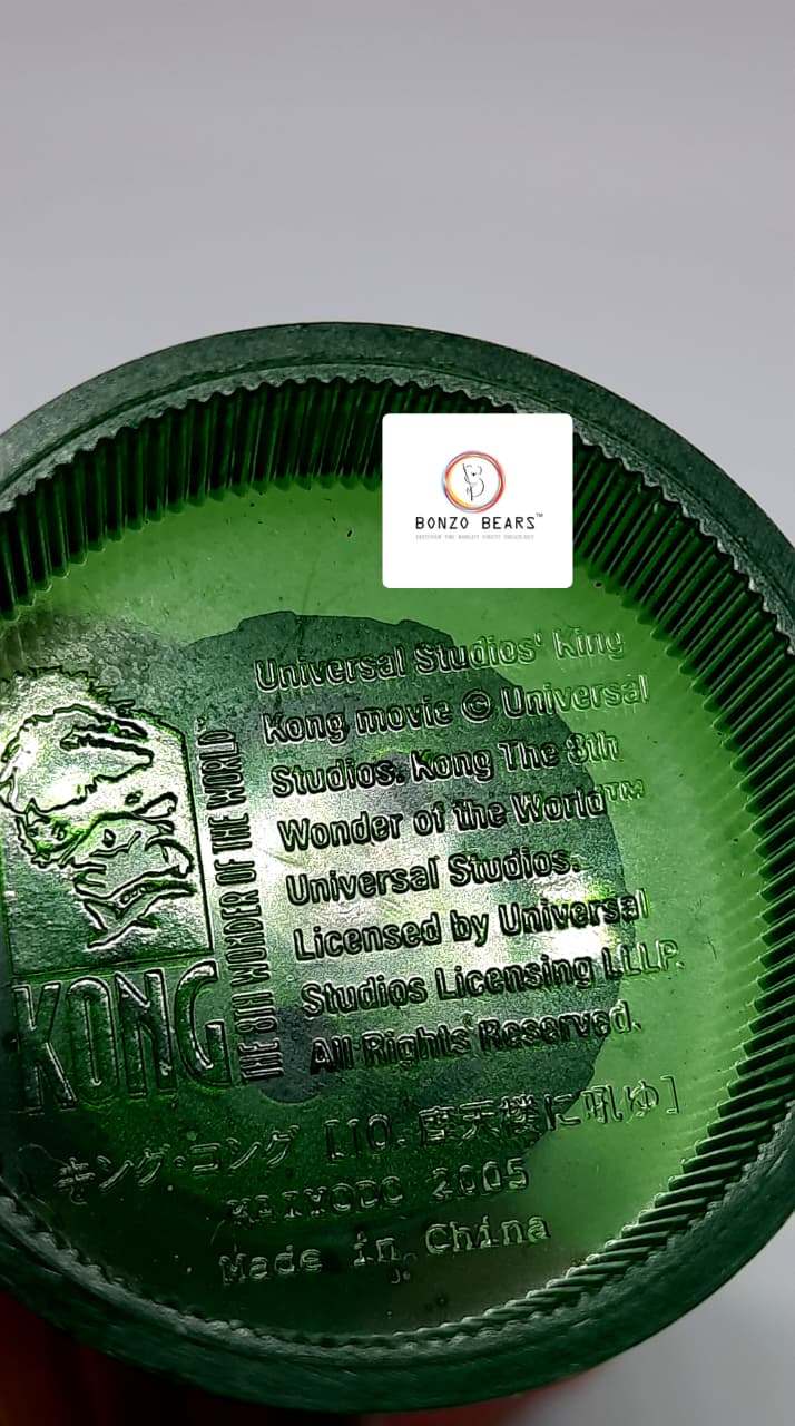 Original High Detailed KING KONG ,"THE 8TH WONDER OF THE WORLD" Bottle Cap Collection -Universal Studios & Kaiyodo | Bonzo Bears