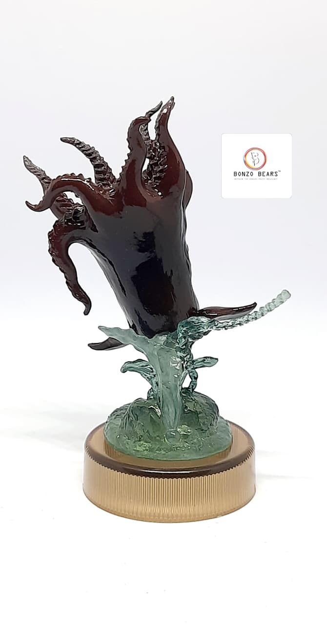 Exclusive - Detailed Miniatur - Aquatales 3D Atlas Anima Bottle Cap Vampire squid - Kaiyodo | Bonzo Bears