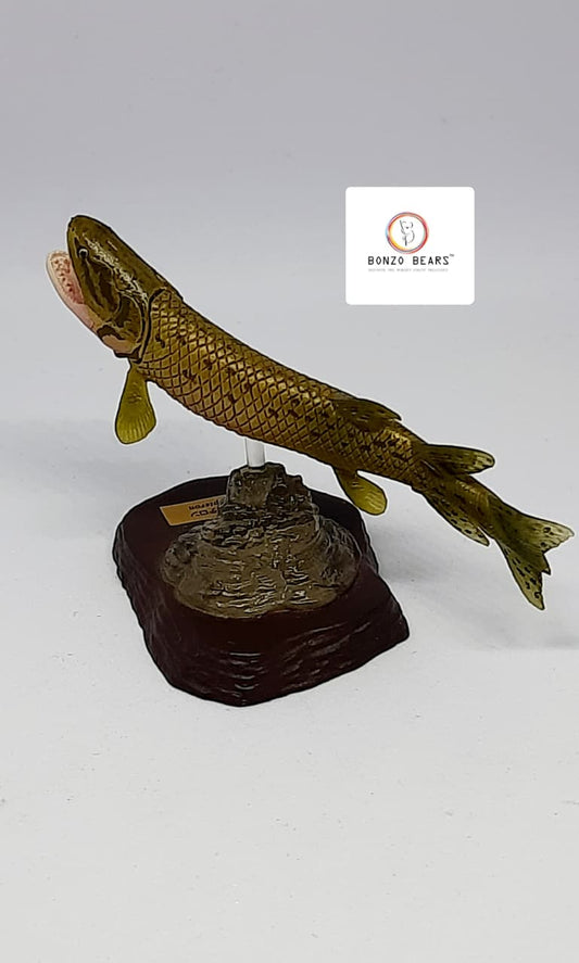 Rare - Highly Detailed -Miniature Euthenopteron - Kaiyodo Capsule Q Museum Paleozoic Life Explosion | Bonzo Bears