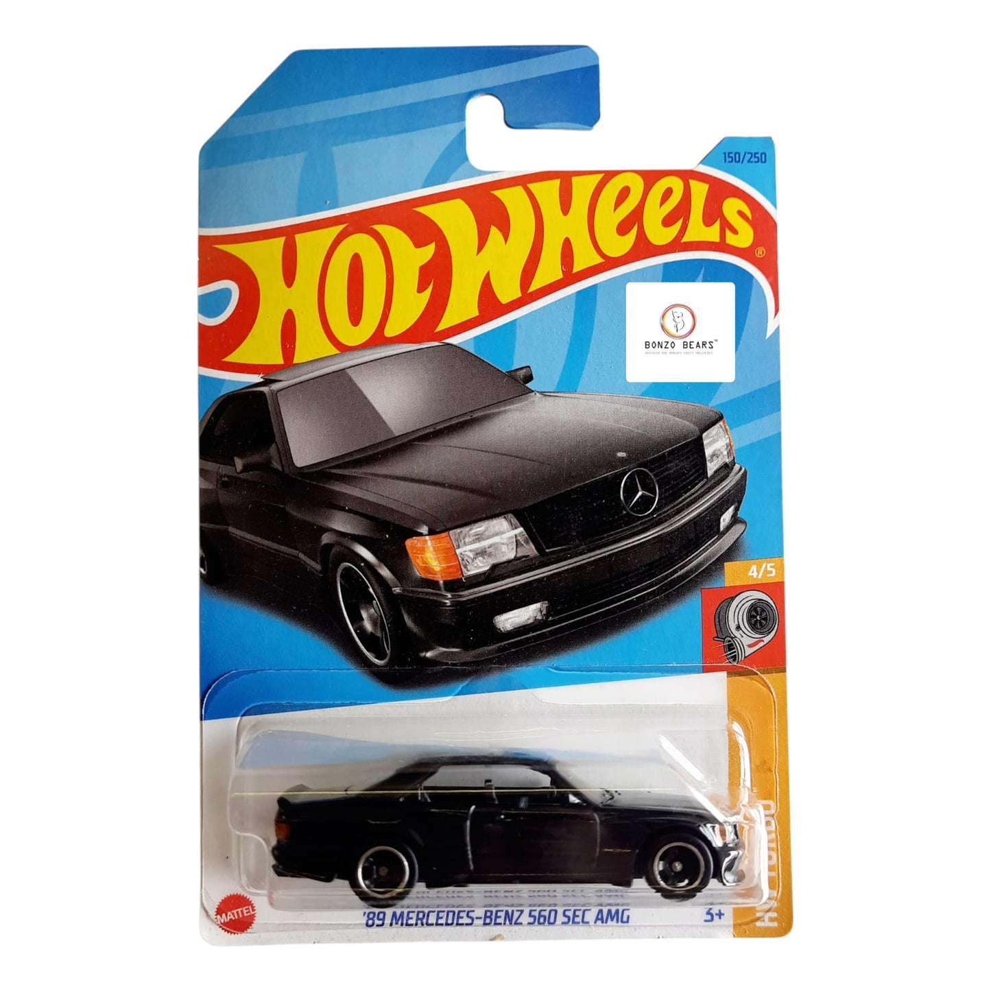 '89 Mercedes-Benz 560 SEC AMG - Hot Wheels (2023 release) | Bonzo Bears