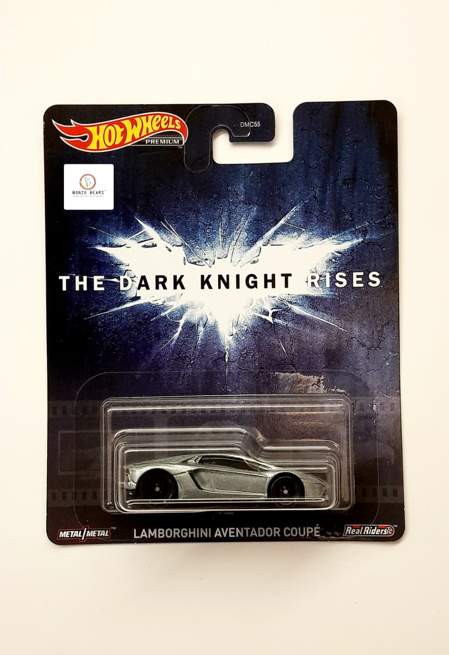 Premium Lamborghini Aventador Coupe 'The Dark Knight Rises' - Hot Wheels | 2020 Released (Imported) | Bonzo Bears PB48