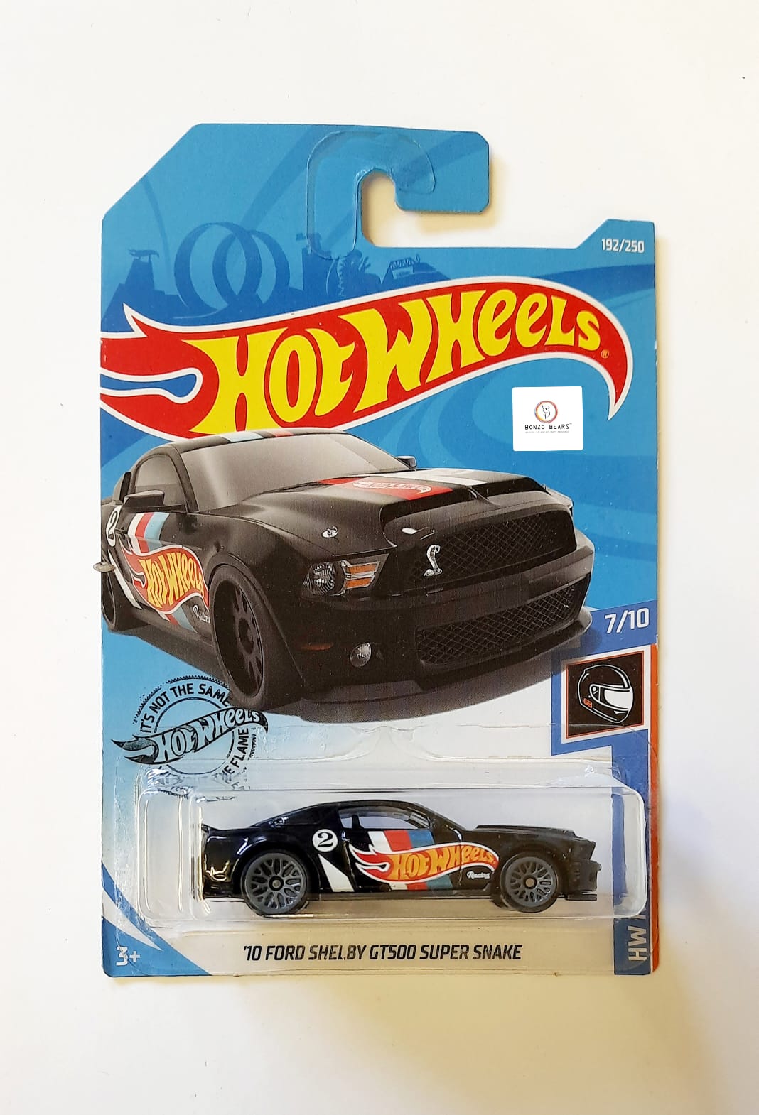 '10 Ford Shelby GT500 Super Snake (Black)(Hair line crack) - Hot Wheels | Bonzo Bears PB10