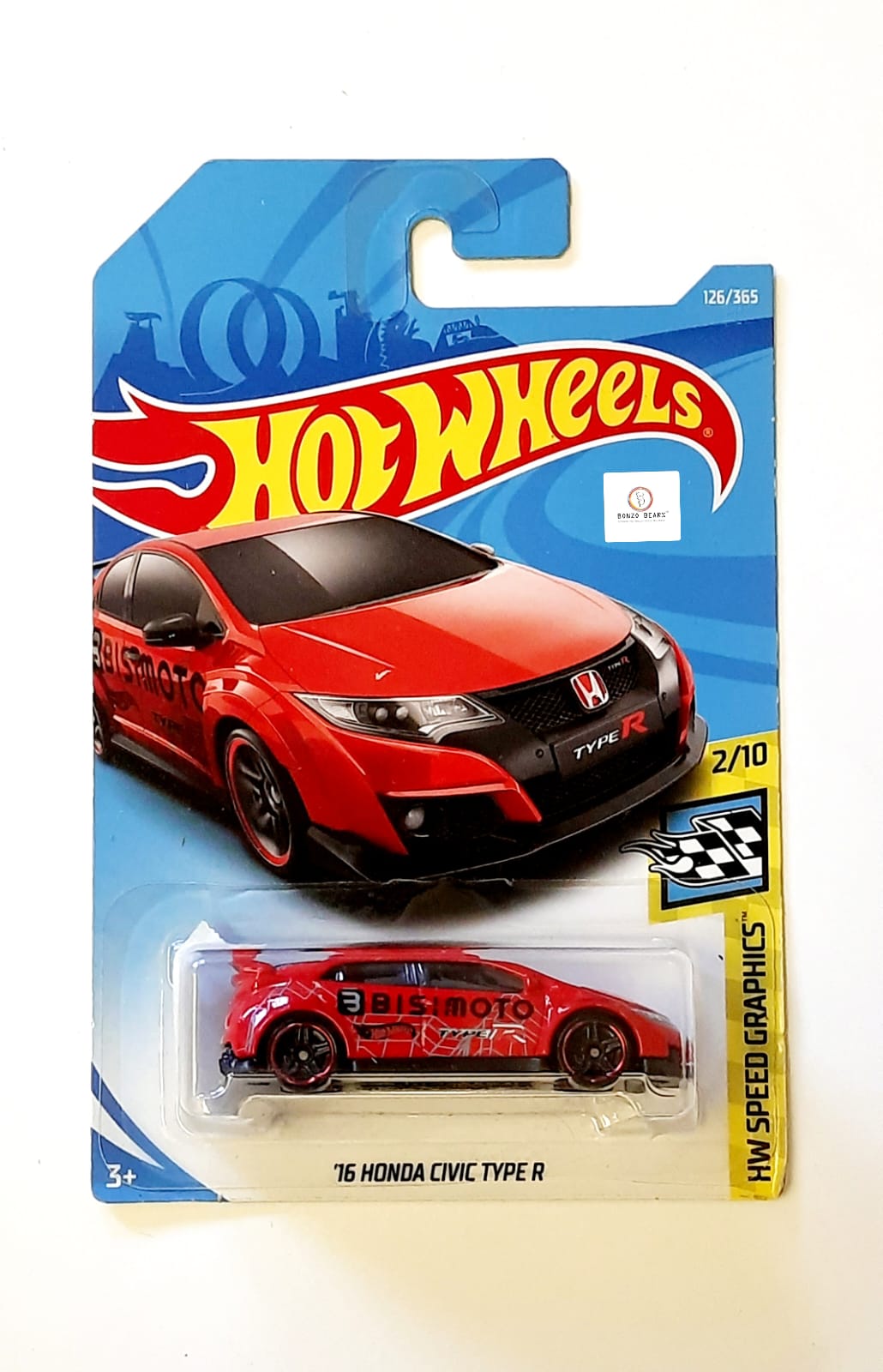 '16 Honda Civic Type R (Bisimoto) - Hot Wheels 2018 relese | Bonzo Bears CB1
