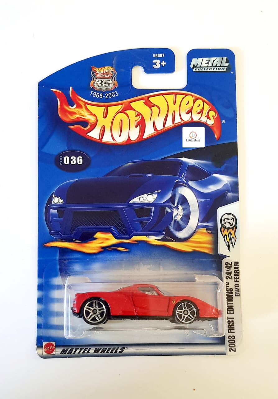 2003 First Editions - Enzo Ferrari - Hot Wheels 35th Anniversary Collection 2003 Release | Bonzo Bears PB34