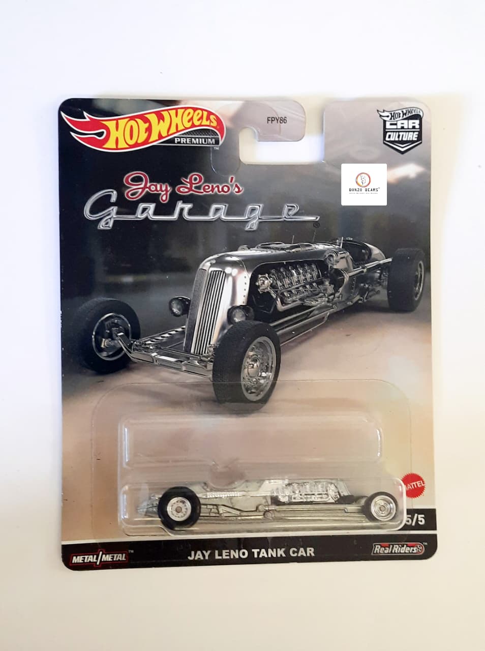 Jay Leno's Garage| Jay Leno Tank Car - Hot Wheels Premium 2022 Rlease | Bonzo Bears P6