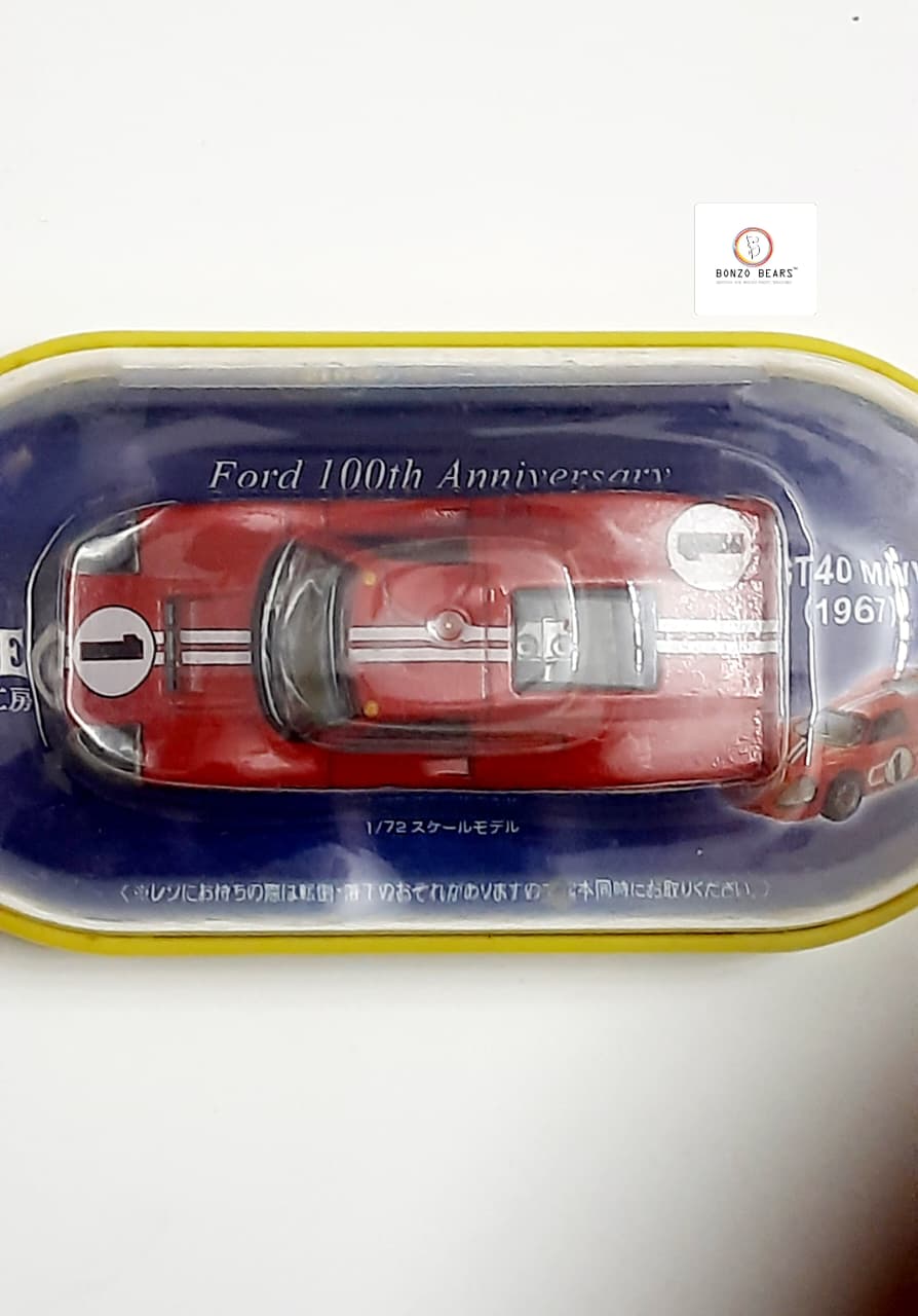 Ford GT40 Mk IV - Ford 100th Anniversary Kirin Fire "Dad's Toy Box" - 1967 | #1 1:72 Oval blister pack