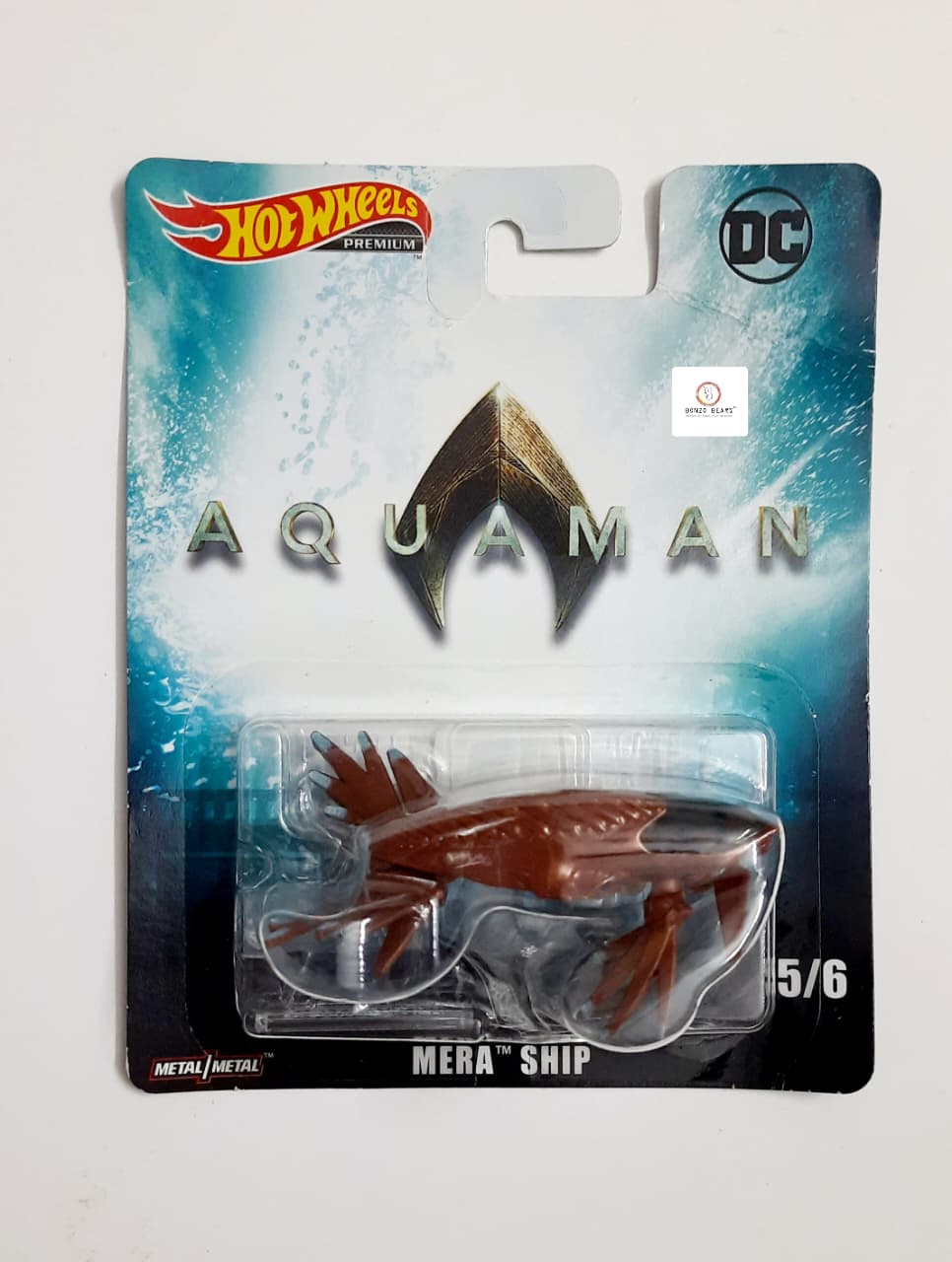 Aquaman Mera Ship - DC Hot Wheels Premium | Bonzo Bear PB30