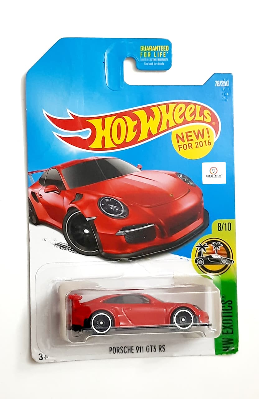 Porsche 911 GT3 RS (2016 Released) - Hot Wheels | Bonzo Bear