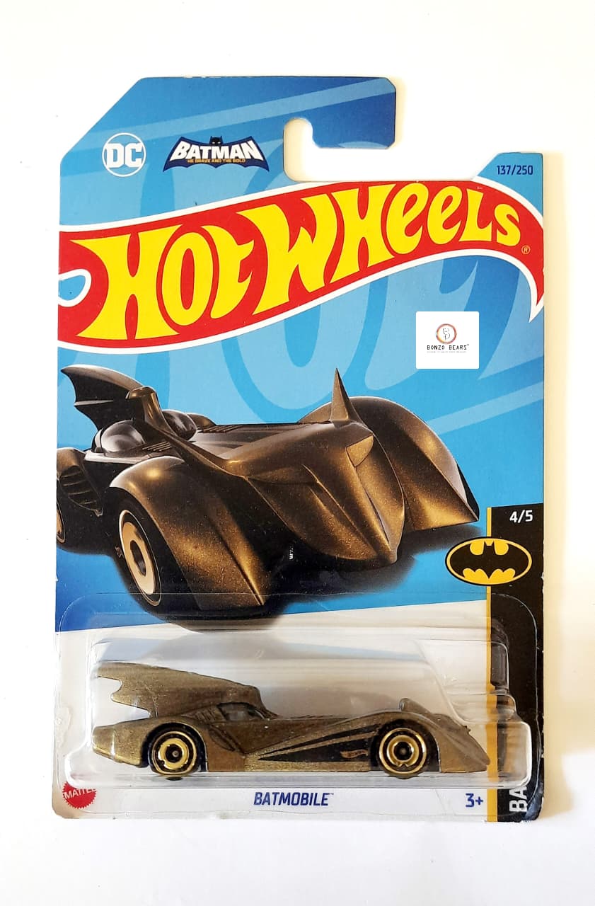 DC Batman Batmobile (2023 Released) - Hot Wheels | Bonzo Bears Batbox