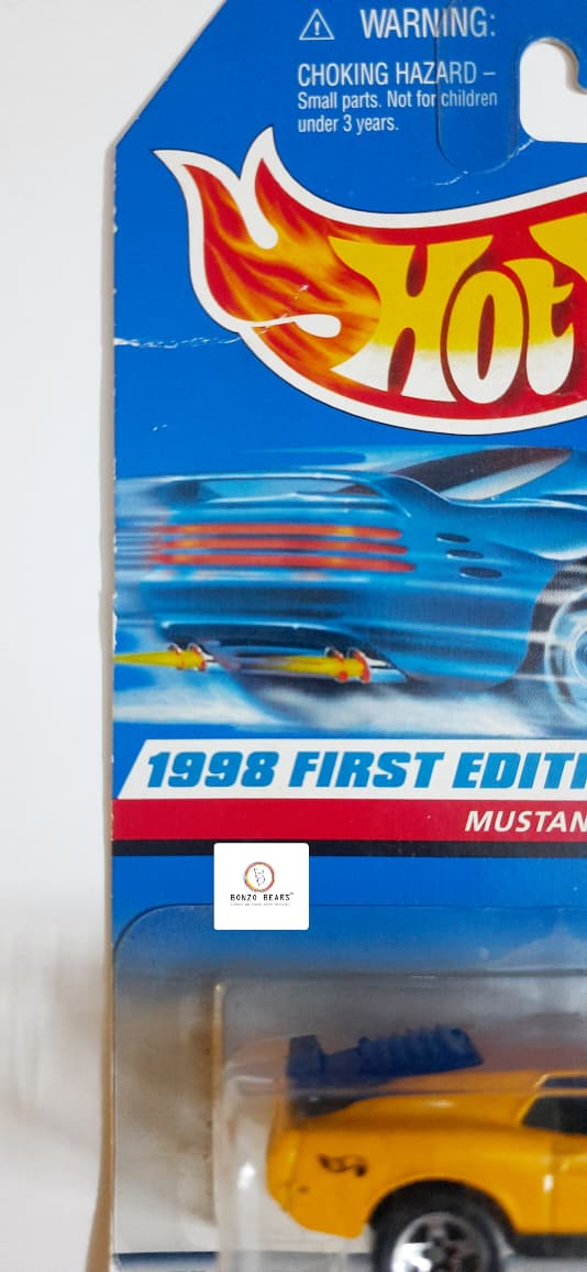 1998 First Editions Mustang Mach I - Hot Wheels | Bonzo Bears (Damaged Card-As per image)