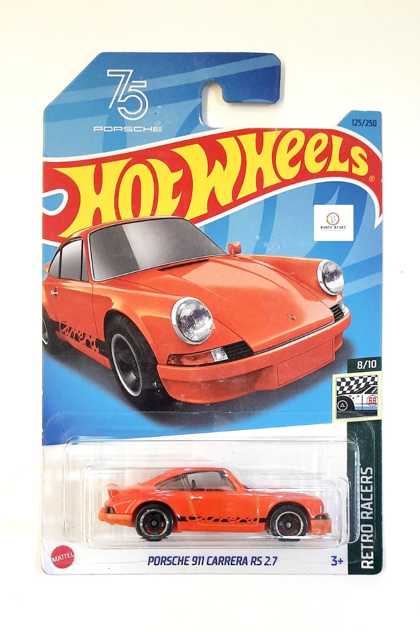 Porsche 911 Carrera RS 2.7 (2023 Released) Orange - Hot Wheels | Bonzo Bears PB14, CBPorsche
