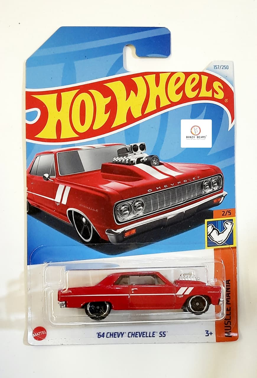 '64 Chevy Chevelle SS (2024 Released) - Hot Wheels | Bonzo Bears PB58