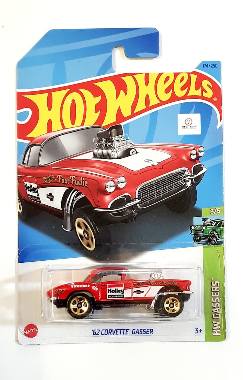 '62 Corvette Gasser (2023 Released) - Hot Wheels | Bonzo Bears A7