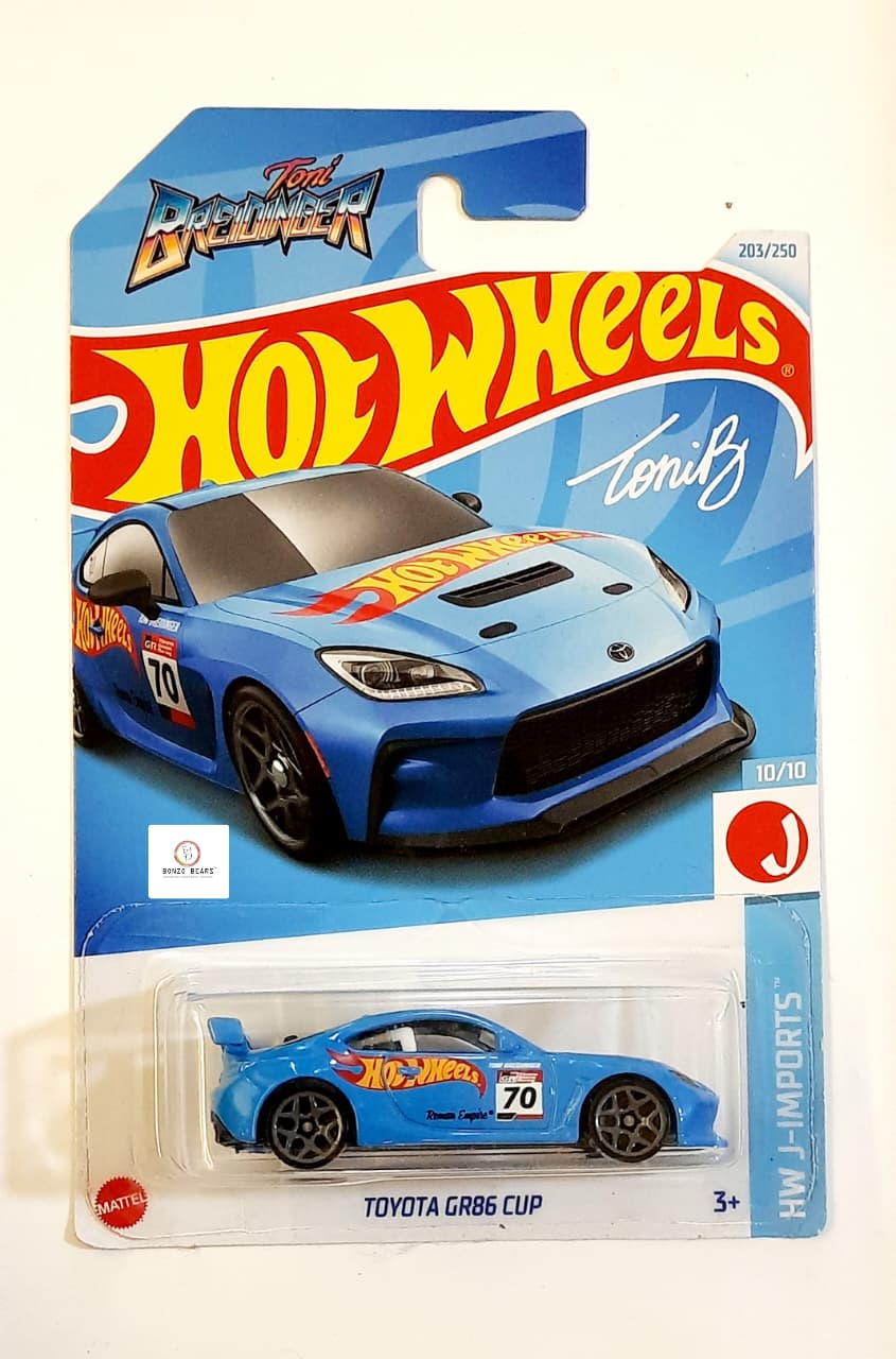Toyota GR86 Cup | Tony Breidinger (2023 Released) - Hot Wheels | Bonzo Bears A7
