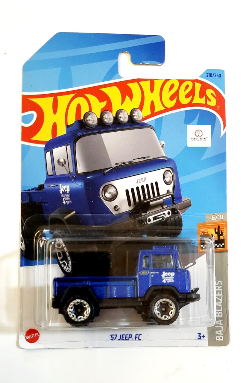 '57 Jeep FC Baja Blazers series (2023 Released) - Hot Wheels | Bonzo Bears CBJ2