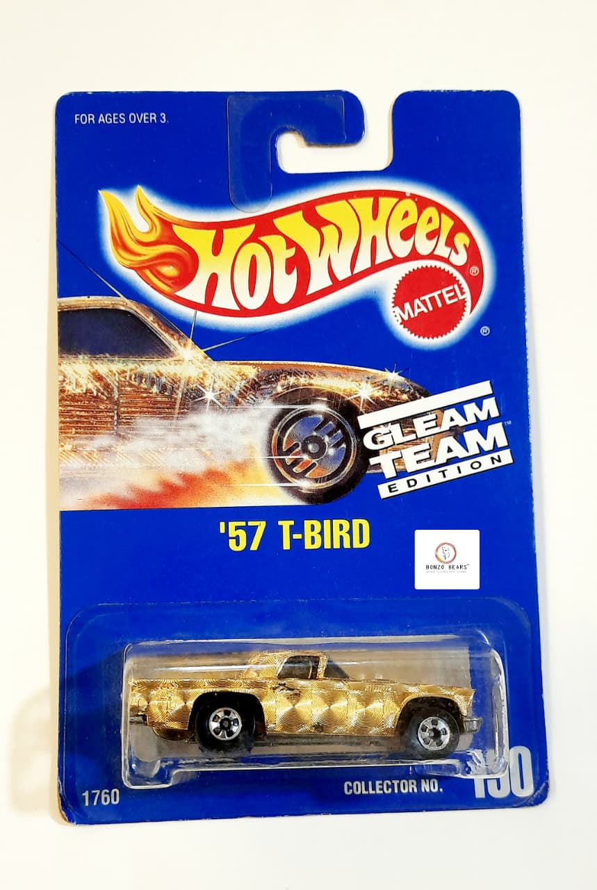 '57 T-Bird - "Gleam Team" series (1992 Released) - Hot Wheels | Bonzo Bears PB8 &
