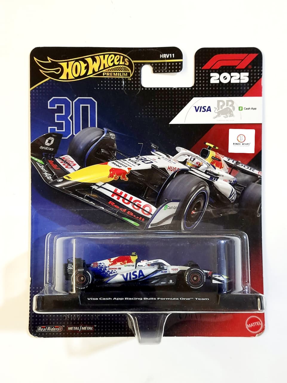 Visa Cash App Racing Bulls Formula 1 #30 - Hot Wheels | Bonzo Bears