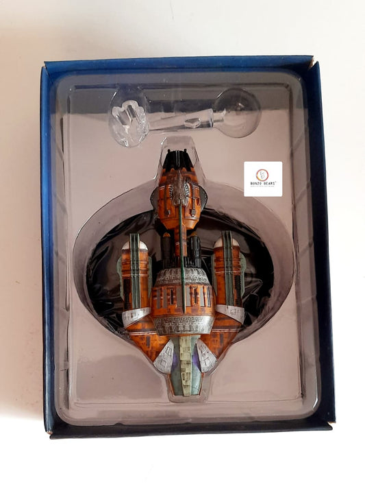 Star Trek Krenim Warship with Stand - Star Trek Official Starships Collection by Eaglemoss Collections