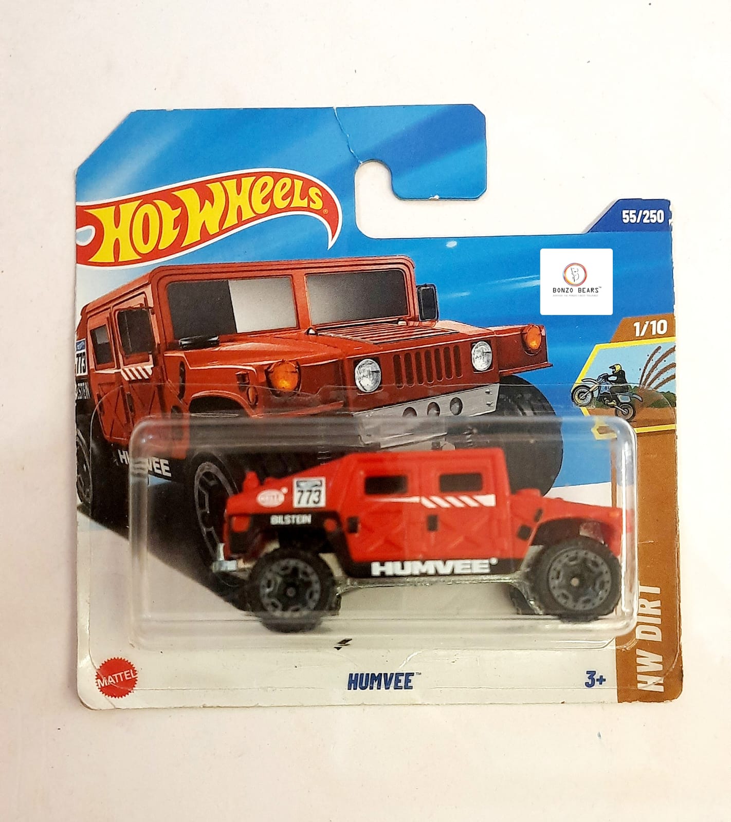 Humvee (European Short Card - 2023 Released ) - Hot Wheels | Bonzo Bears SC1