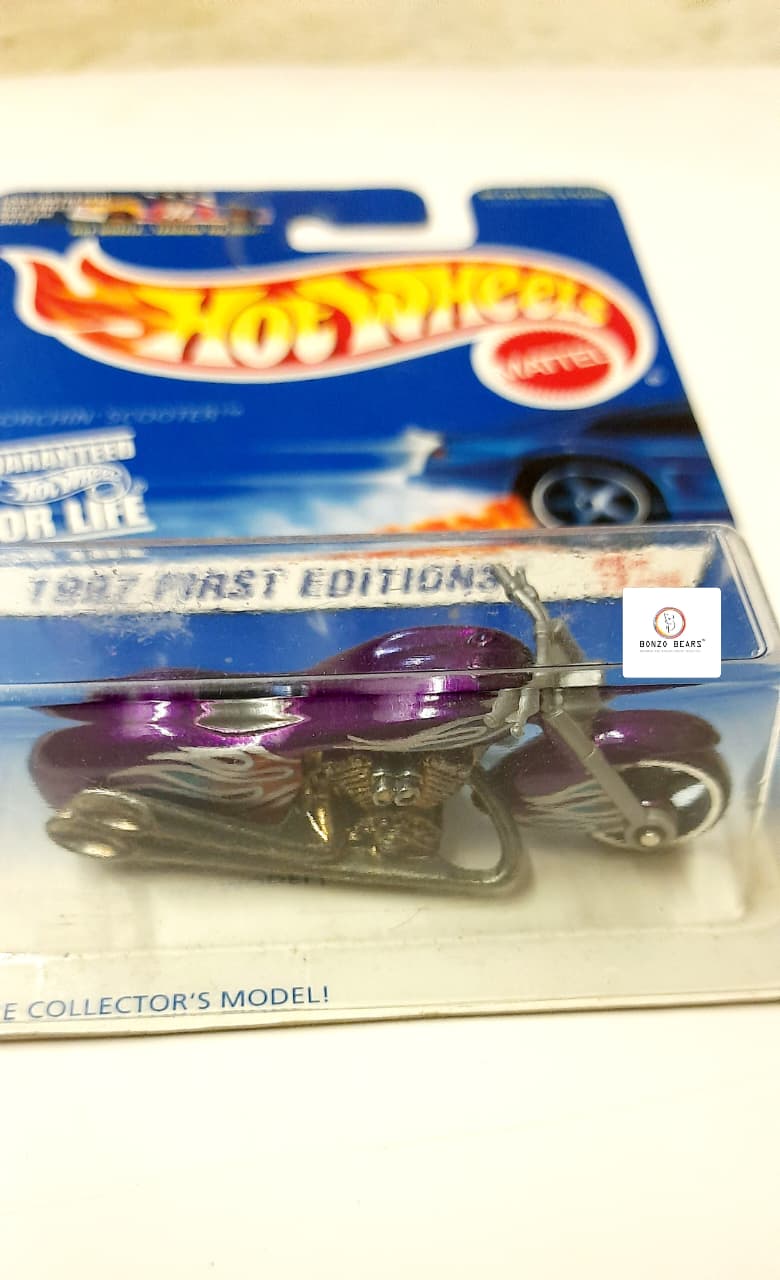 Scorchin Scooter (ERROR)- 1997 First Editions - Hot Wheels | Bonzo Bears PB32