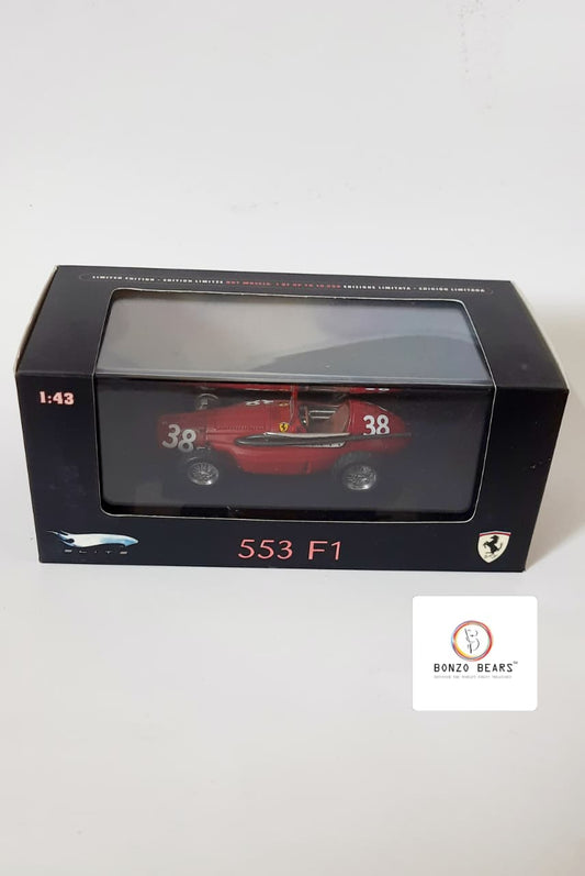 Limited Edition 1 of 10000 1/43 Ferrari 553 F1 #38 Mike Hawthorn - Hot Wheels | Bonzo Bears
