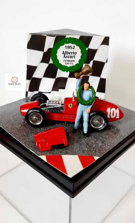 Numbered Limited Edition 1 of 3500 1/43 Quartzo - 1952 Ferrari 500 F2 #101 "Scuderia Ferrari" Italian Grand Prix World Champion Formula 1 1952 - Alberto Ascari