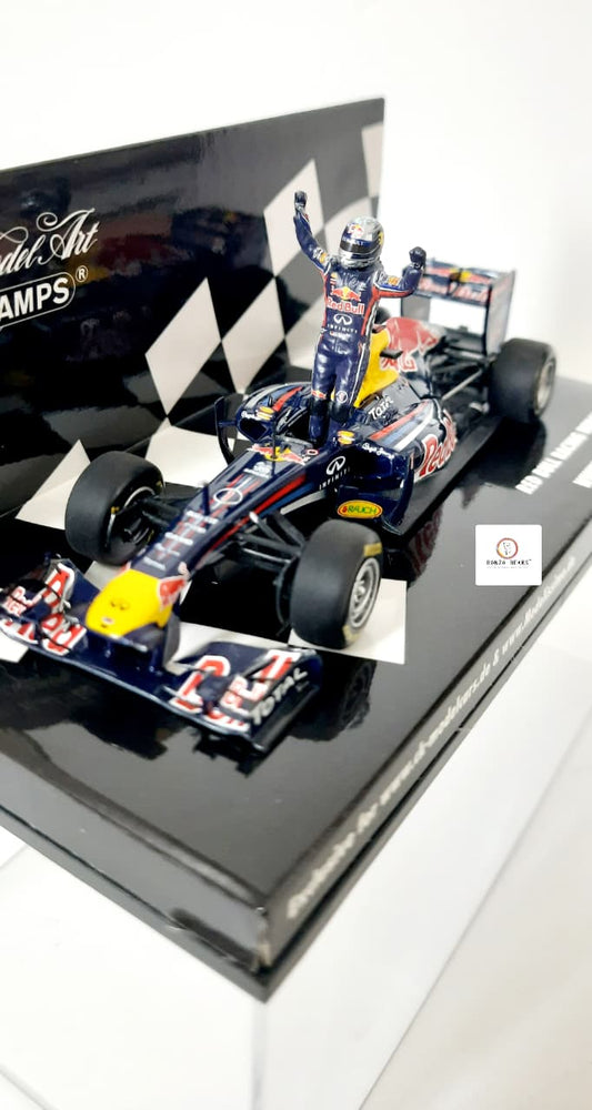 Rare Limited Edition 1 of 1000 1:43 Red Bull Racing Renault RB7, driven by Sebastian Vettel - Winner2011 Spanish Grand Prix - Mini Champs