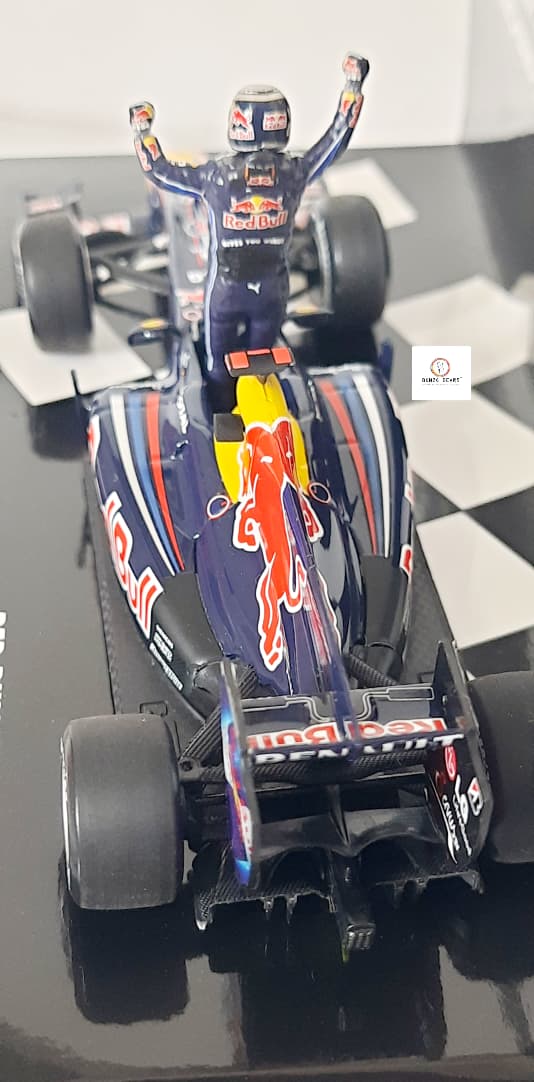 Rare Limited Edition 1 of 777 - 1:43 Minichamps - Red Bull Racing Renault RB6 driven by Sebastian Vettel - 2010 Winner Brazilian GP