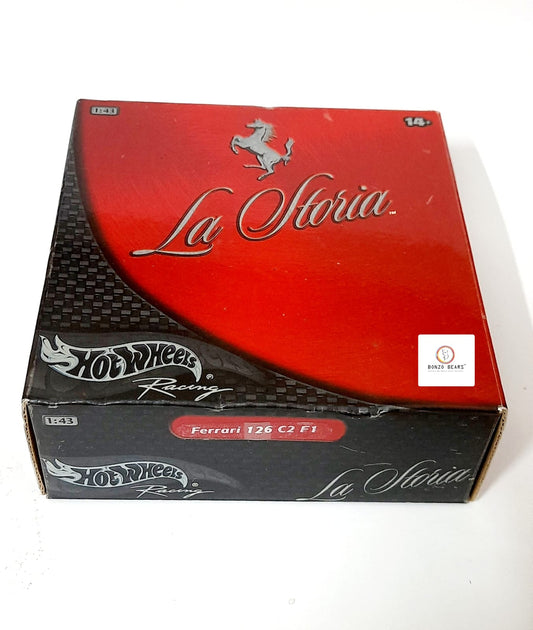 RARE - The Official Ferrari Formula One Collection 1982 1:43 Hot Wheels 'La Storia' Ferrari 126 C2 F1 #28 with Original Flyer