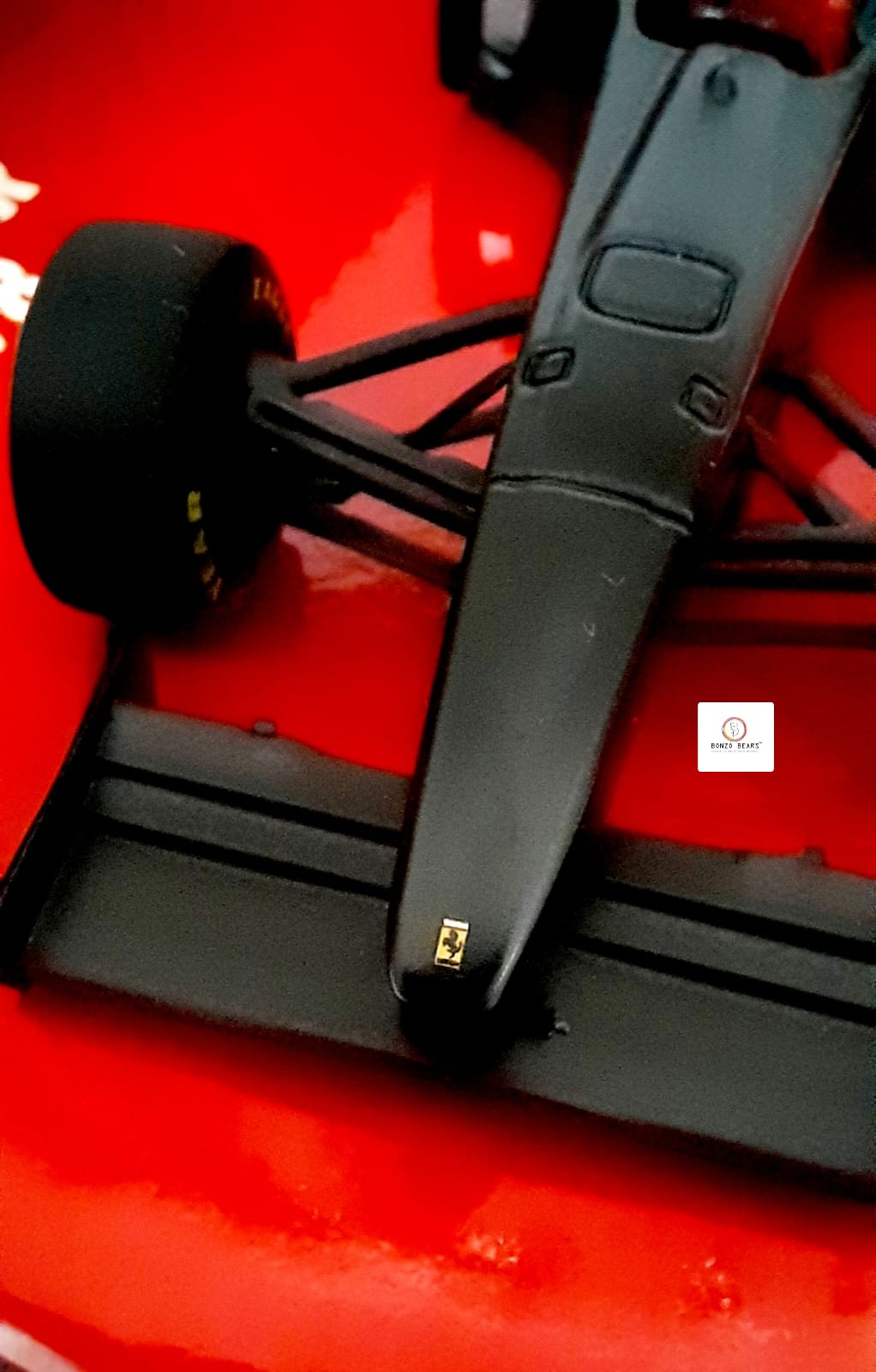 RARE Mini Champs 1/43 Limited Edition 1998 Ferrari F300 Formula 1 Test Car (Matte Black) - "Michael Schumacher Collection" (Edition 43, No. 39) | Bonzo Bears (Restocked)
