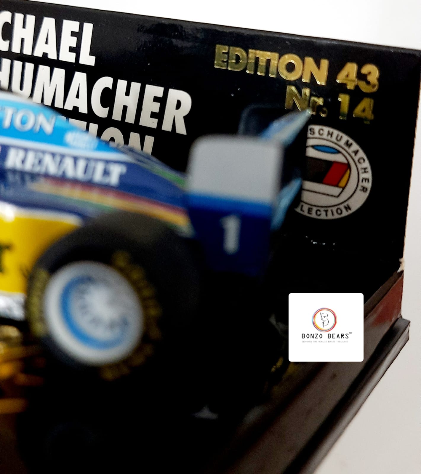 Mini Champs 1:43 1991 Jordan Ford 191 (7UP livery) - "Michael Schumacher Collection" | Bonzo Bears (Restocked)