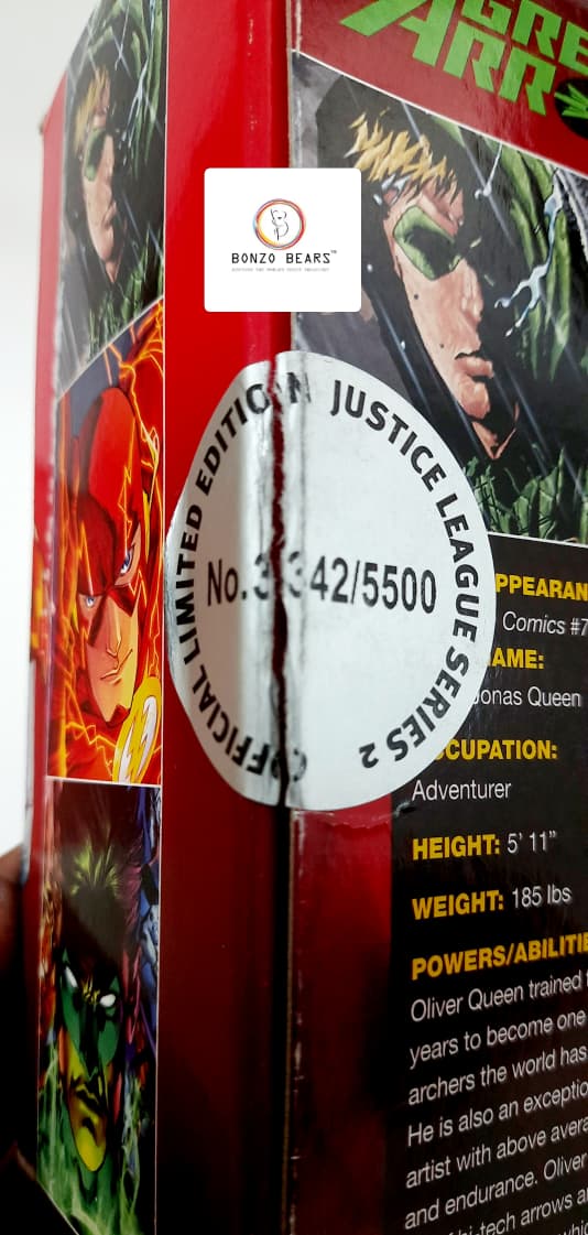 Rare Exclusive -Eaglemoss - DC Comics Masterpiece Collection figurine set - Green Arrow, The Flash, and Green Lantern WITH MAGAZINE (2015 Released) & Certificate of Authenticity