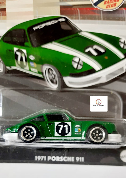 1971 Porsche 911 (2023 Released) Vintage Racing Club - Hot Wheels | Bonzo Bears PB53
