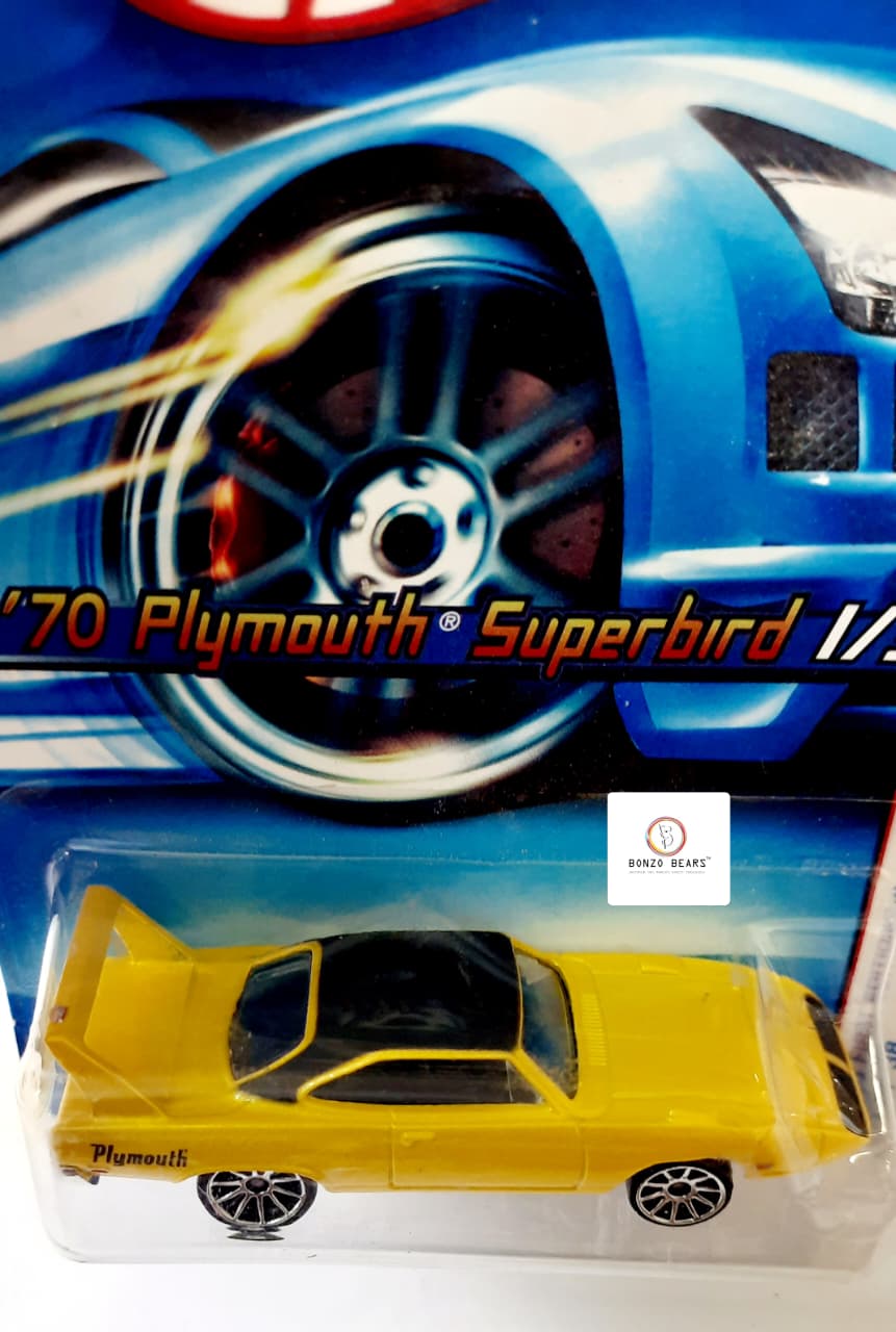 '70 Plymouth Superbird (2005 Released) - Hot Wheels ( Vintage Heavy Diecast) | Bonzo Bears PB59