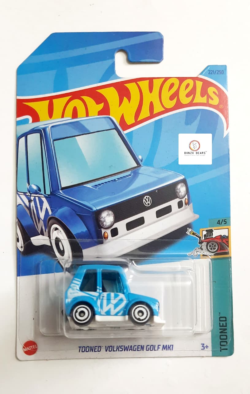 Tooned Volkswagen Golf MK1 (Treasure Hunt)- Hot Wheels | Bonzo Bears PB49