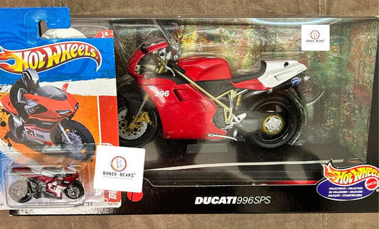 Rare - Special Release 1:10 Ducati 996SPS with highly detailed Engine - Hotwheels( Factory Selaed box) (1999 Relese) | Bonzobears
