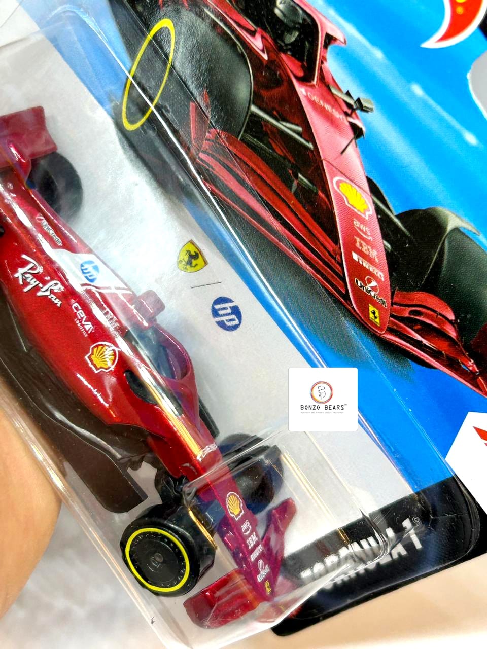 Scuderia Ferrari HP Formula 1 - Hotwheels (European Short Card) | Bonzobears