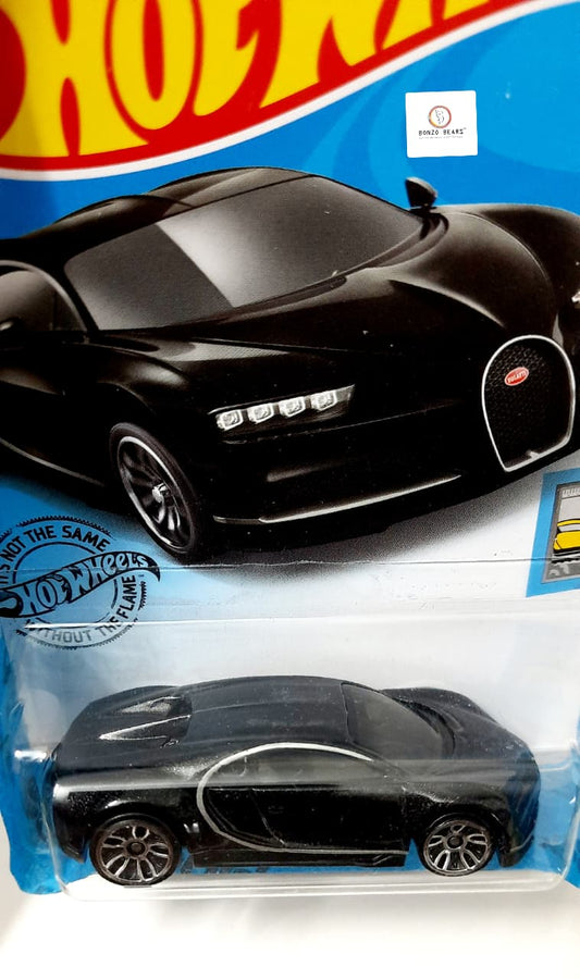'16 Bugatti Chiron (Black) - Hot Wheels | Bonzo Bears PB21