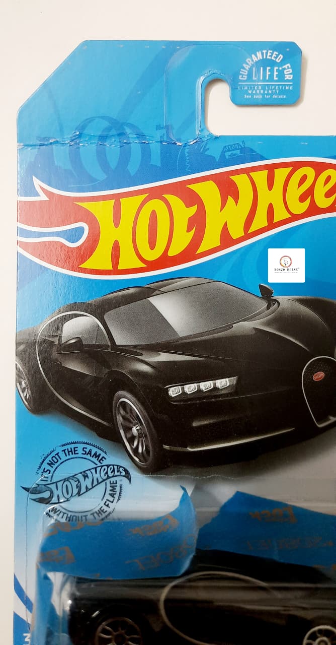 '16 Bugatti Chiron (Black) - Hot Wheels | Bonzo Bears CB4