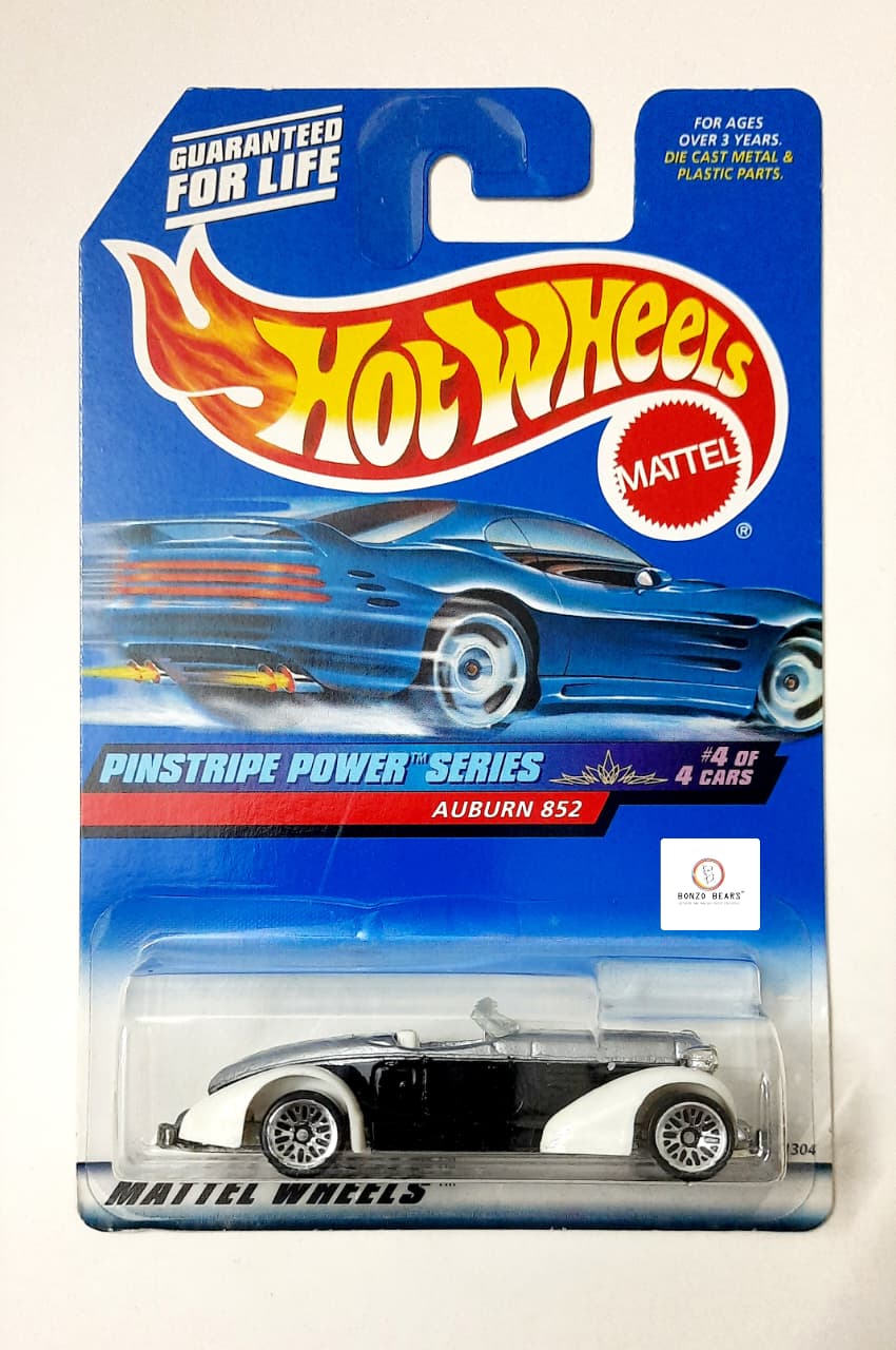Auburn 852 - "Pinstripe Powe Series (1999 Released) - Hotwheels | Bonzobears CB4