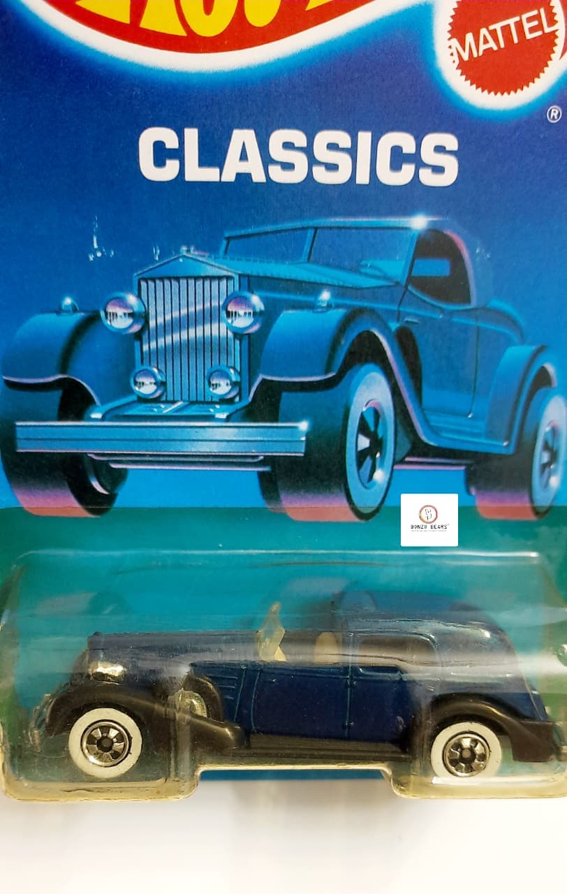 Classic Royal blue classic Caddy (Broken Blister) - Hot Wheels (1988 Released) | Bonzo Bears