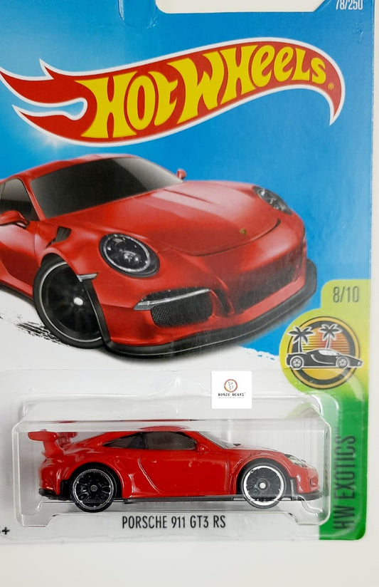 Porsche 911 GT3 RS (2016 Released) - Hot Wheels | Bonzo Bear